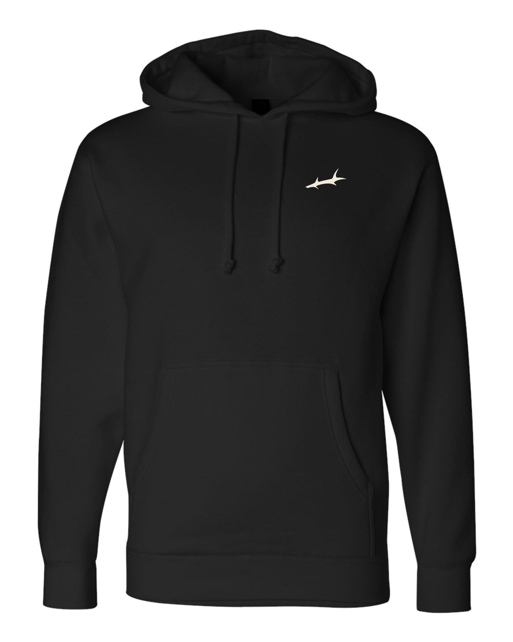 Heavy Duty Hooded Sweatshirt - Black