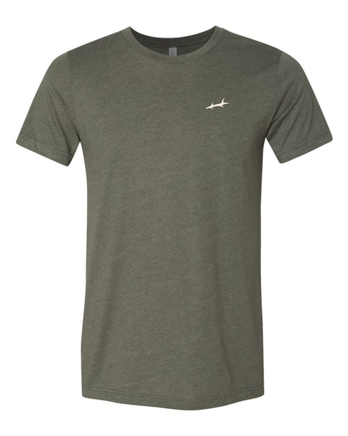 Heathered Short Sleeve T-Shirt - Heather Brown